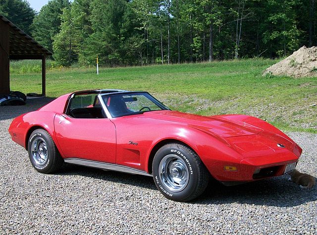 1974 corvette stingray red