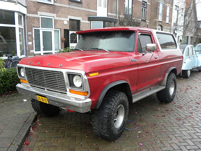 1978 ford bronco ranger red