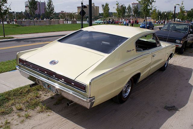 dodge charger 1966 rear