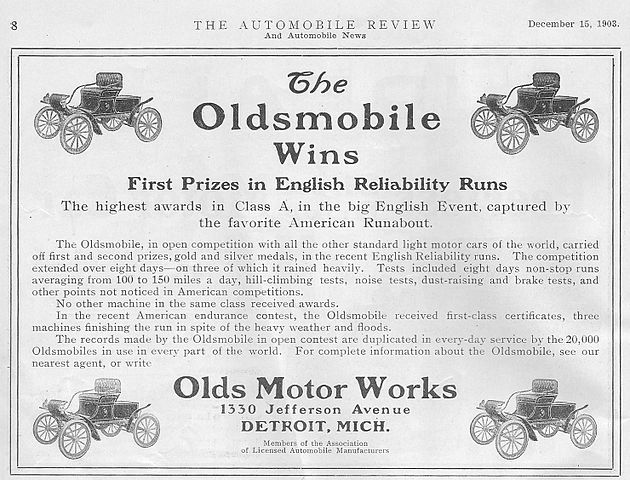 oldsmobile curved dash model r 1903 3