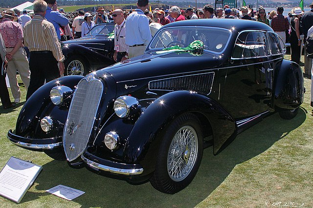 1938 6c 2300b touring coupe