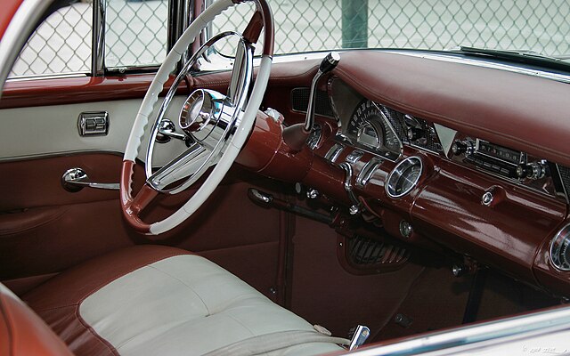 1955 pontiac custom safari interior