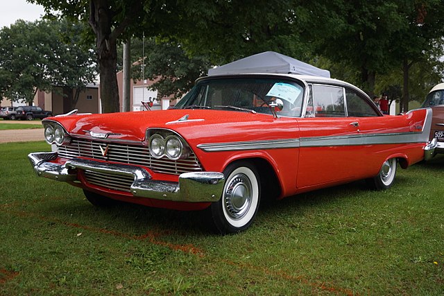 1958 plymouth belvedere red