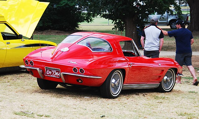 1963 chevy corvette rear