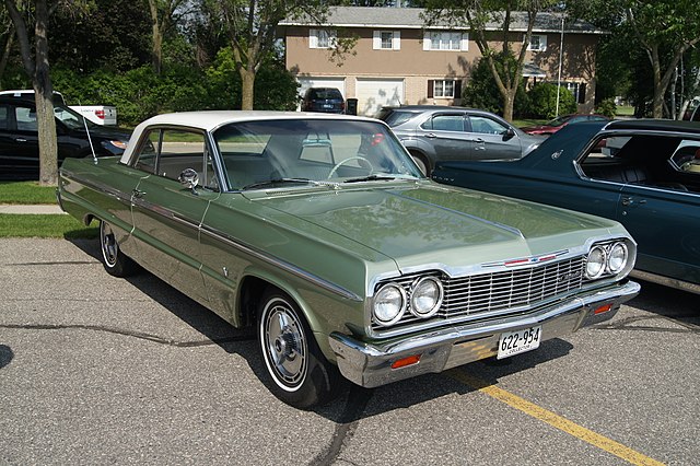 1964 chevrolet impala ss green