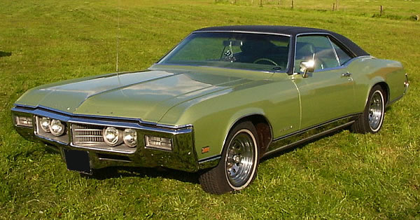 1969 buick riviera green