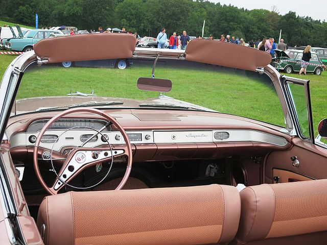 chevrolet impala 1958 interior