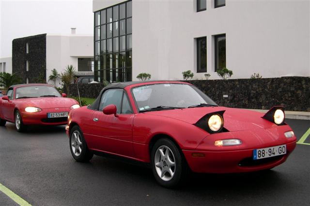 mazda mx5 miata red