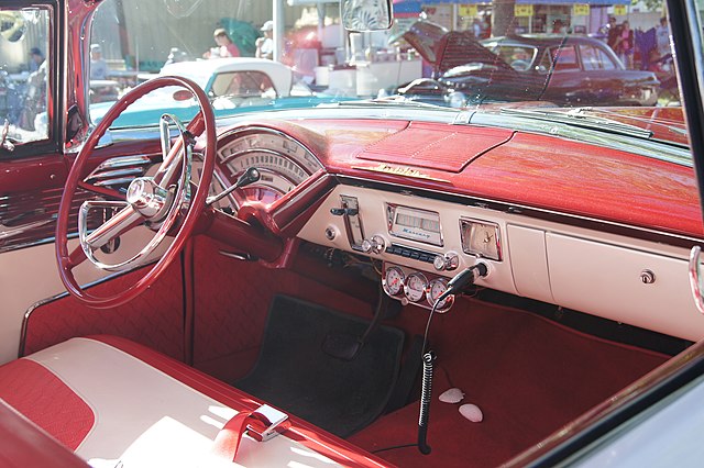 1955 mercury montclair interior