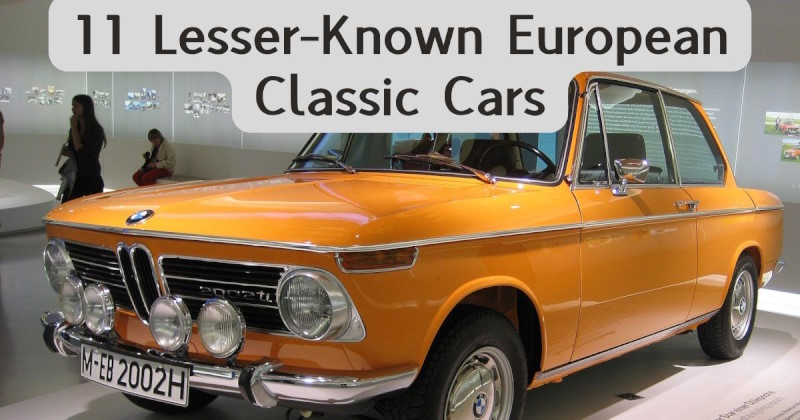 11 Lesser-Known European Classic Cars To Remember Featured